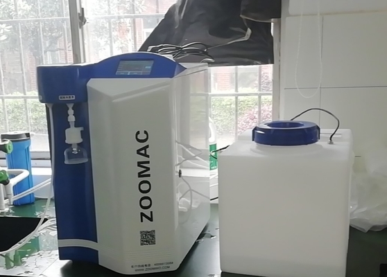Pembersih Air Laboratorium Desktop Sistem Air Ultra Murni 20L 18.2MΩ Untuk Ilmu Kehidupan