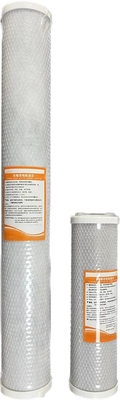 Cartuchos de filtro de carbono ativado comprimidos de 10 ou 20 polegadas